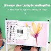 21" Screen Magnifier, Laptop Computer Screen Magnifier Expanders with Bracket