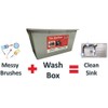 The Washbox Paint Tray for Brush Clean Up Large Insert
