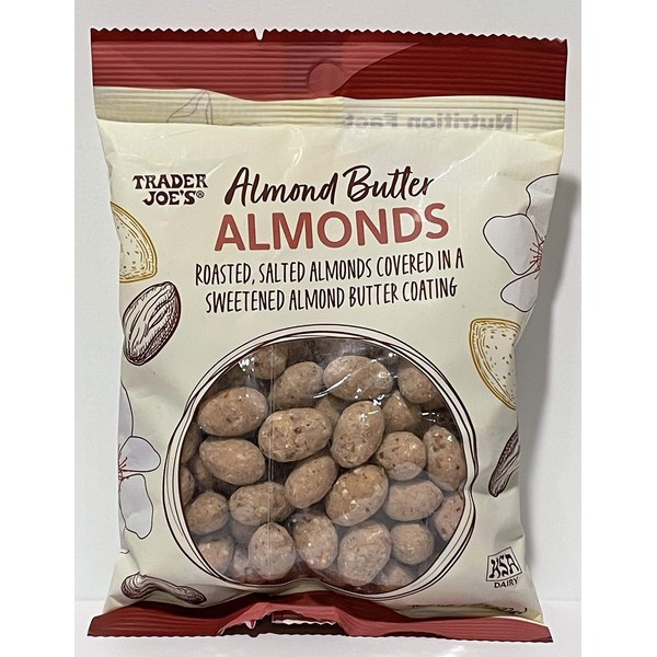 Trader Joe's Almond Butter Almonds - Roasted, Salted Almonds Covered in a Sweetened Butter Coating