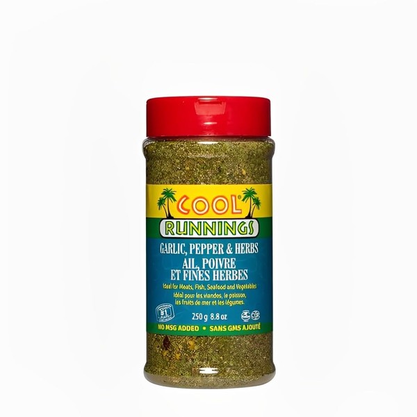 Cool Runnings USA Garlic, Pepper, and Herbs Seasoning 250g –