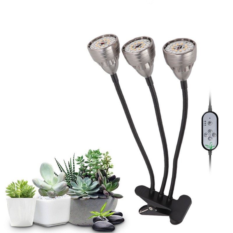 Indoor Plants Light Full Spectrum LED Plant Grow Light Clip