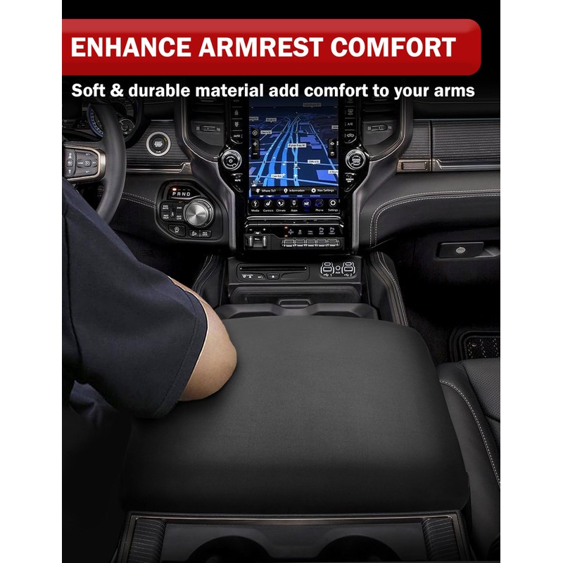 KBH Center Console Armrest Cover for Dodge Ram 1500 2500