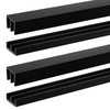 Landical 2 Sets Plastic Sliding Door Track Set for Cabinet