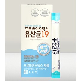 Chong Kun Dang Probiotics Lactobacillus 19 2g x 60 packets / 종근당 프로바이오틱스 유산균19 2g x 60포