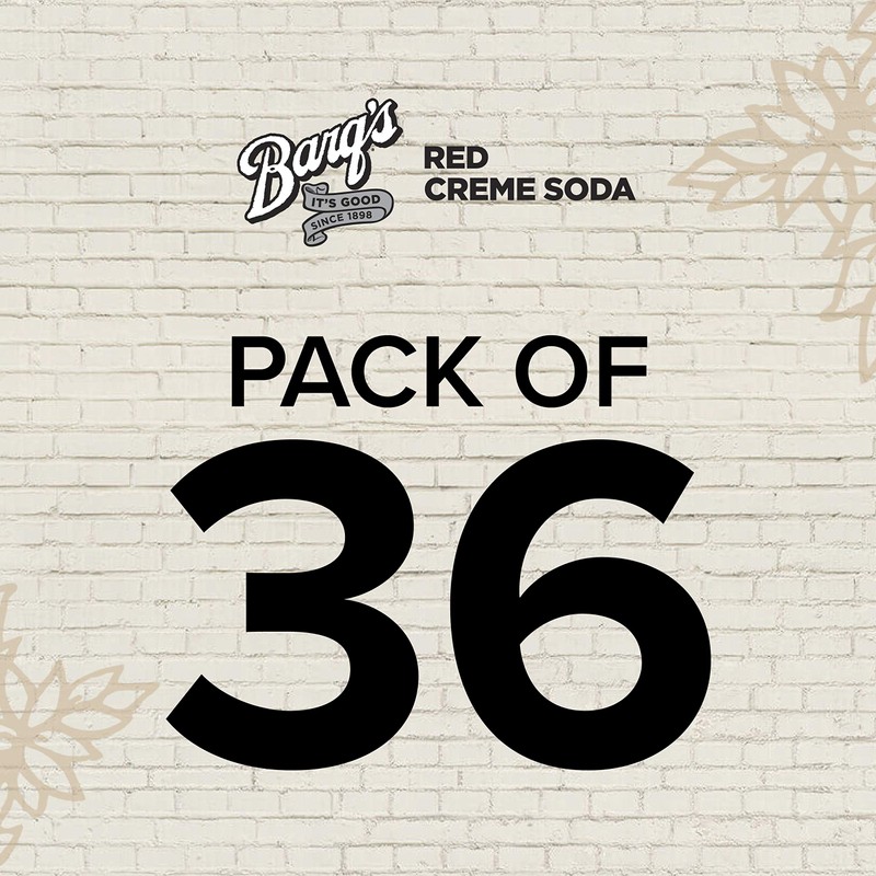 Barq's Red Creme Soda Soft Drink, 12 Fl Oz, 36