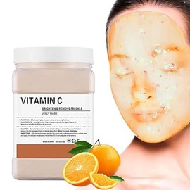 Peel-Off Gesichtsmaske – Hydrogel-Gesichtsmasken in Jelly Feuchtigkeitscremes mit Vitamin C, für Strahlende und Geschmeidige Haut(Vitamin C), Maske gegen Falten und Pigmentflecken