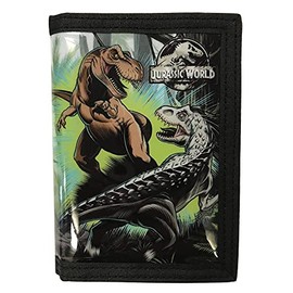Scificollector Jurassic World Card and Coin Tri-Fold Plastic Wipe Clean Wallet