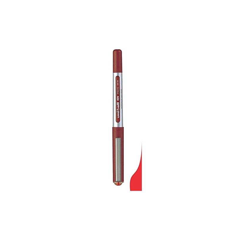 UNI-BALL EYE UB-150 RED [] MICRO 0.5mm TIP ROLLERBALL PEN
