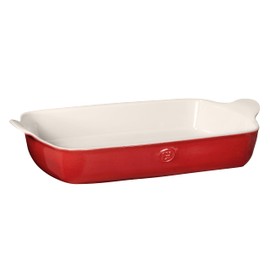 Emile Henry 17.75" x 11" / 5qt Extra Large Rectangular Baker - Modern Classics Collection | Rouge
