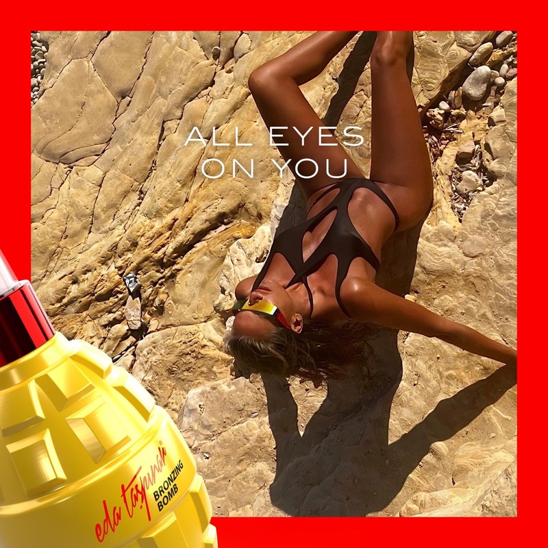 Bronzing Bomb Tanning Oil Spray for Accelerated Dark Mediterranean Tanning
