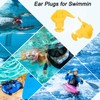 PATIKIL Ear Plugs for Swimming,4 Pairs Waterproof Soft Silicone Curved