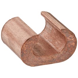 Copper 'C' Tap, 2 sol - 2 str Run, 8 sol - 4 str Tap, 5/8" Width, 1" Height, 3/4" Length