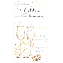 ICG Golden Wedding Anniversary Card