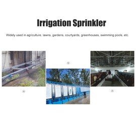 Nimomo 100 Pieces Adjustable Watering Sprinkler, Watering Dropper Durable Drip Emitter 4L Drip Irrigation Pressure Compensating Irrigation Equipment