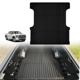 TripleAliners Truck Mat Compatible with 2022-2026 Toyota Tundra CrewMax 5.5FT Accessories, Truck Bed Mat Heavy Duty Custom Fit All Weather Protection TPE Pickup Liner