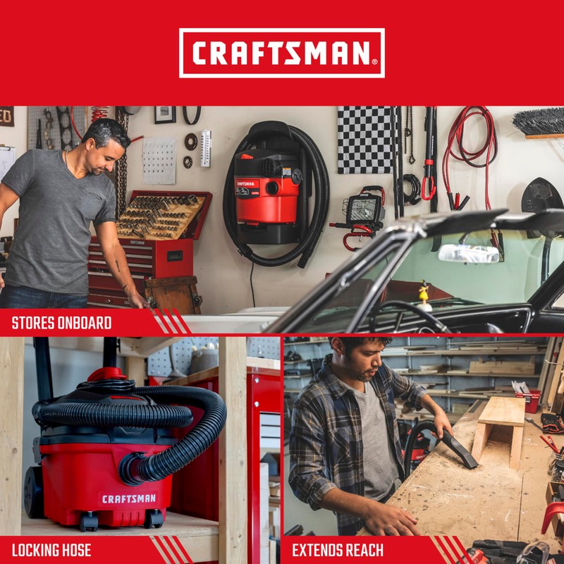 CRAFTSMAN CMXZVBE38761 1-7/8 in. x 7 ft. POS-I-LOCK Wet Dry