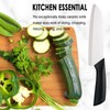 Cutqiz 7" Japanese Ceramic Knife with Cover for Veges Fruit