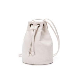 Bucket Handbag Stylish Canvas Anti Theft Shoulder Bag Travel Crossbody Bag - YONBEN (Beige)