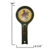 ACK Ceramic Spoon Rest (Grape),Cooking Spoon Holder for Kitchen Counter,