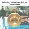 3 Hole Swimming Pool Spa Brass Deck Jet Fountain Nozzle