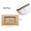 ONEBO Pack of 40 Postcard Covers, Kraft Paper Envelopes, Photo