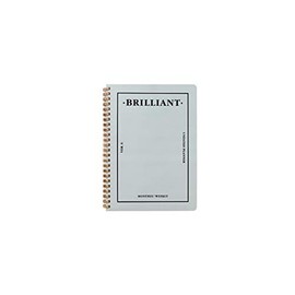 PAPERIAN Brilliant Monthly & Weekly Planner - Wirebound Undated Monthly &Weekly Planner Book Scheduler Diary (Grey Sky)