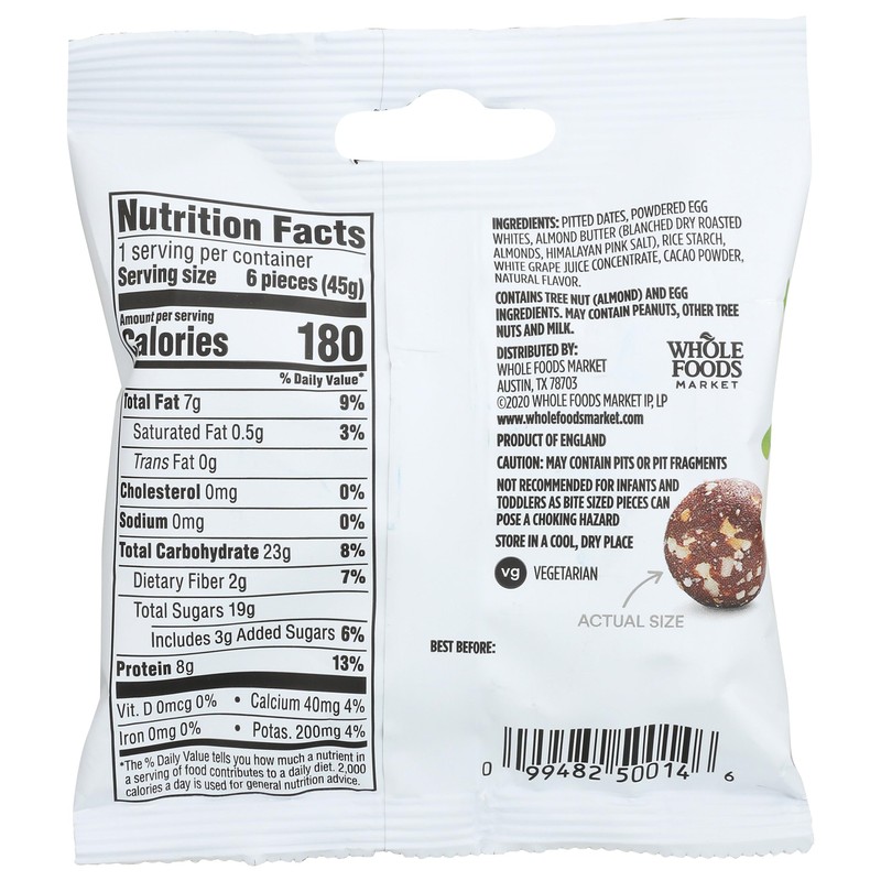 365 by Whole Foods Market, Protein Chewy Bites Coffee Almond,