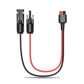 ALLPOWERS 16AWG Solar to Anderson PowerPole Adapter Solar Panel Cable Connector Kits for Portable Generators Energy Storage RV