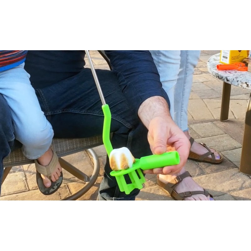 Marshmallow Mitt Roasting Stick (Glow Bright Green)