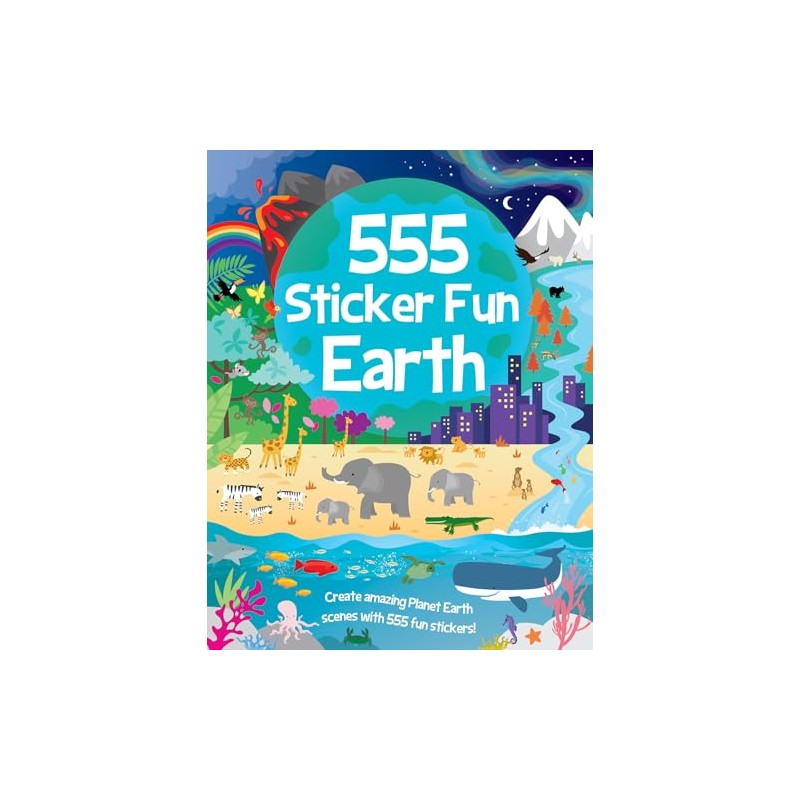 555 Sticker Fun - Earth