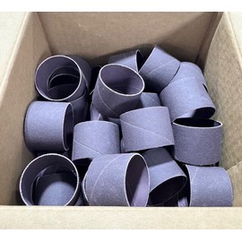 Superior Abrasives 2" x 1-1/2" Spiral Sanding Bands 120 Grit Aluminum Oxide 50PK