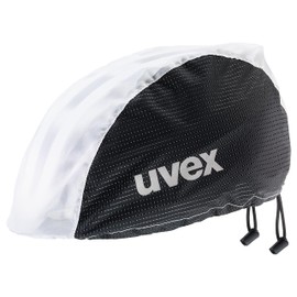uvex rain cap bike Fahrradmütze - wind- & wasserabweisend - flexible Passform - black white - L/XL