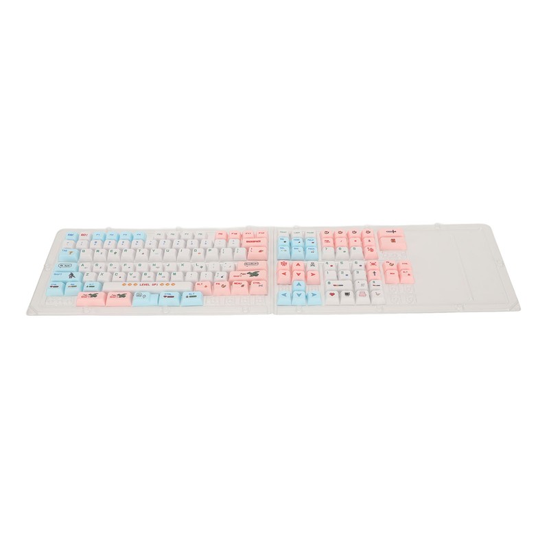 PBT Keyboard Keycaps 130 Keys Dye Sublimation Ergonomic Rich Colors