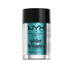 NYX Professional Makeup, Glitter para rostro y cuerpo, Tono Teal, 2.5g