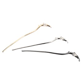 Mikinona 3pcs Dragon Shaped Hairpin Hanfu Hair Accessories Stylish Chinese Hair Sticks for Women's Bun Hair Styling