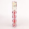60mm/6Pcs Christmas Baubles Shatterproof Red White Candy Strips, Christmas Tree