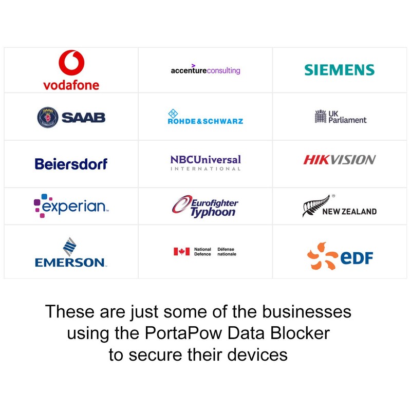 PortaPow USB-A Data Blocker – Protect Against Juice Jacking (1,