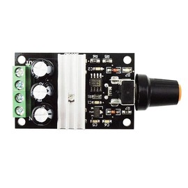 DollaTek 6V 12V 24V 28V 3A 80W DC Motor Speed Controller (PWM) Adjustable Variable Speed Switch DC Motor Driver 1203B