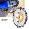 Wood Carving Chain Disc, 4 Inch Angle Grinder Chain Saw
