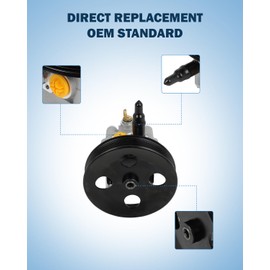 ECCPP Power Steering Pump fit for Mitsubishi Eclipse 2006-2012 L4 2.4L for Galant 2004-2012 L4 2.4L Replace N9900660, MN101061