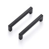 Ravinte 30 Pack Square Bar Kitchen Cabinet Handles Matte Black