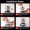 11Pcs Brass Router Bushing Guide Set, Router Template Guide with
