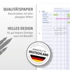 Yohmoe Employee Holiday Planner 2026 Foldable, Folded Format 975 x