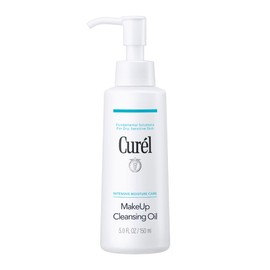 Curel Japanese Skin Care Makeup Cleansing Oil for Face, Oil-Based Makeup Remover for Dry, Sensitive Skin, Fragrance Free Facial Cleansing Oil, 5 Oz