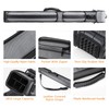 elraxw 2X3 Pool Cue Hard Case, Nylon Pool Stick Case