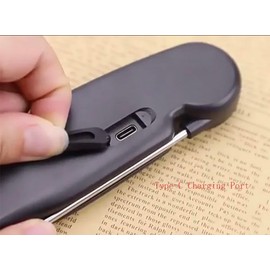 Meat Thermometer Rechargeable for Bbq and Cooking - 3 to 4S Instant Read Candy Cooking Food Thermometer, LED Display, Temperature Calibration Waterproof for Oil Deep Fry BBQ Grill Smoker (Black)