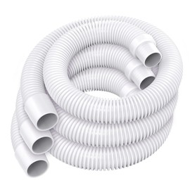Universal Pool Vacuum Hose 48" Long Fit for Kreepy Krauly, Baracuda G3/G4, Hayward Navigator, Pool Vac Ultra and Most Automatic Pool Vacuum Cleaners, Swimming Pool Cleaner Suction Hose, 3 Pack