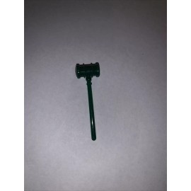 Toy Miniature Green Gavel (auctioneer, judge)
