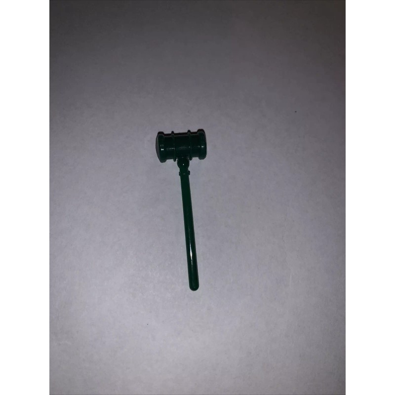 Toy Miniature Green Gavel (auctioneer, judge)