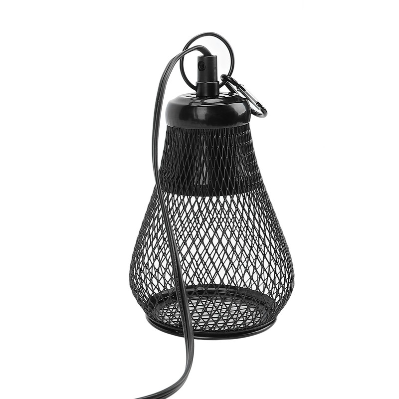 Reptile Heat Lamp Guard Protection Iron Anti Scald Reptile Lampshades